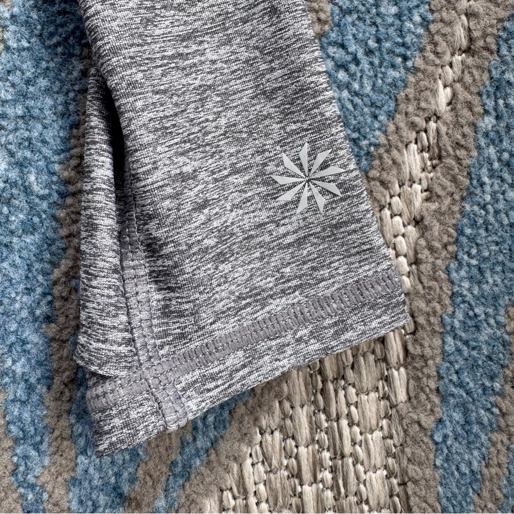 Athleta Womens Vitamin Sea Hooded Full Zip Stretchy Jacket Heather Gray Size XXS - Picture 6 of 8